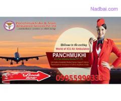 Panchmukhi Air Ambulance Service in Delhi with Medical Care