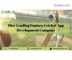 Fantasy Cricket App Development Services- Mobiweb Technologies