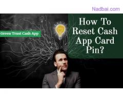 How to reset cash app card pin