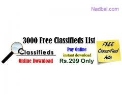 List of Free Classified Sites