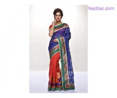 Latest designer silk saree shopping at AdiMohiniMohanKanjilal