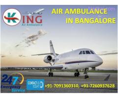 Gain Cost-Effective Perfect ICU Care Air Ambulance from Bangalore by King